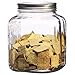 Anchor Hocking AHG17 Crystal Glass Gallon Cracker Jar, 1 gal, Clear