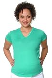 Michael Stars Cap Sleeve Henley