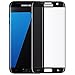 Galaxy S7 Edge Screen Protector, SAFODO Tempered Glass Screen Protector [FULL COVER 9H Hardness Featuring Anti-Scratch] [with Free Compatible Galaxy S7 Edge Case] - Black