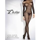 Bundle Crochet Net Long Sleeve Bodystocking Blk Queen and Aloe Cadabra Organic Lube Vanilla 2.5Oz