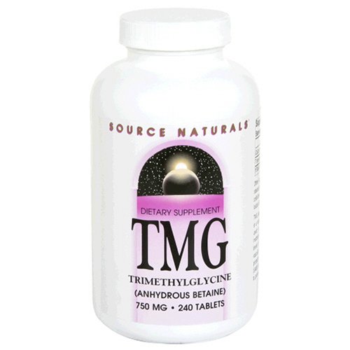 Source Naturals TMG, 750 mg, Tablets, 240 tablets
