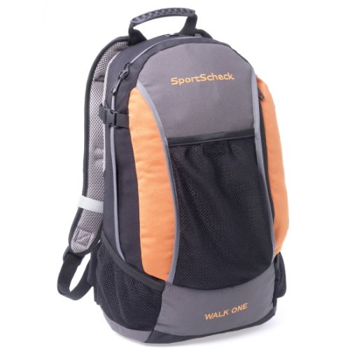 SportScheck Rucksack, orange/grau