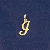 Letter I Initial Pendant