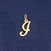 Letter I Initial Pendant
