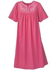 Misses Embroidered Cotton/Polyester  Dress