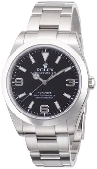 [ロレックス]ROLEX エクスプローラー１ ブラック文字盤 アラビアインデックス SS 腕時計 Ref.214270 メンズ 【並行輸入品】