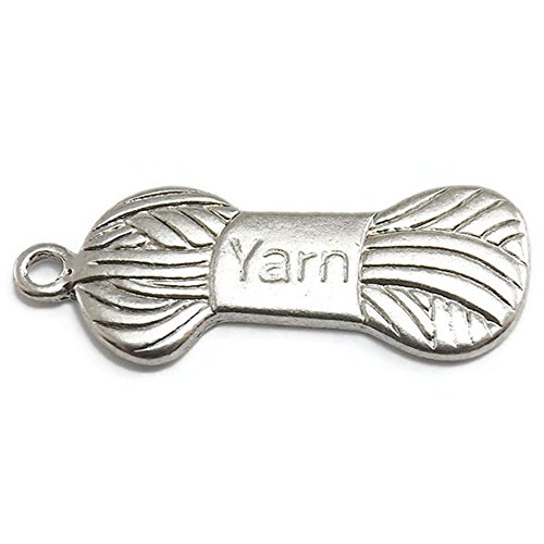 16 Yarn Charms silver tone
