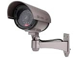 Hootoo Outdoor / Indoor Waterproof FAKE / DUMMY SECURITY CAMERA w/ Blinking Light (Purple)
