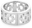 Trina Turk Pierced Brick Silver Ring