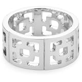 Trina Turk Pierced Brick Silver Ring