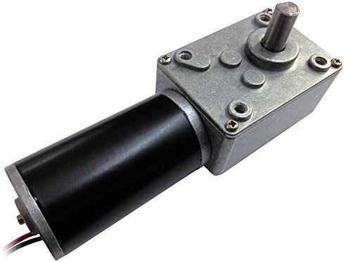 TSINY Dayton 12V DC Worm Gear Motor Electric 6 RPM Gearmotor