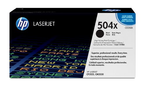 HP CE250X Laserjet Cartridge - Retail Packaging - Black On Sale