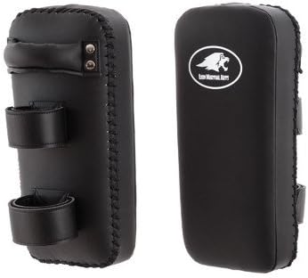 Lion Martial Arts Thai Kicking Pad Pair (Black)