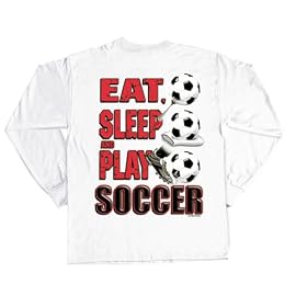 Eat Sleep Play Soccer Long Sleeve T Shirt