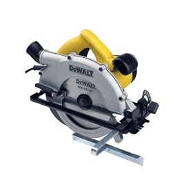 DeWalt D23620K Circular Saw with Kitbox 62 mm Cut 184 mm Blade 240 Volt