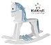 Derby Rocking Horse White with SKY BLUE HAIR by Kidkraf