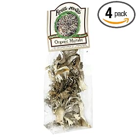 FungusAmongUs Dried Mushrooms, Organic Maitake, 0.5-Ounce Units (Pack of 4)