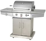 Platinum Stainless Steel 3 Burner Gas Barbecue - FREE DELIVERY