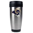 St. Louis Rams NFL 16oz Stainless Steel Travel Tumbler - Primary Logo by Great American Products