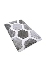 Pandora Set Alfombra de Baño 2 Uds. Tenedos Gris Claro 60 x 100 cm + 50 x 60 cm