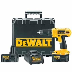 DEWALT DC728KA Heavy-Duty 14.4-Volt Ni-Cad Cordless 1 2-Inch Drill Driver Kit by DeWALT