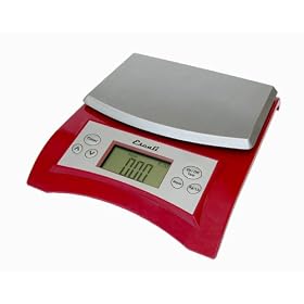 Escali #A115WR Red Aqua Liquid Measuring Scale