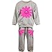 Jastore Baby Girl 2pcs Sunflower Clothing Sets Top and Pants Fall Clothes