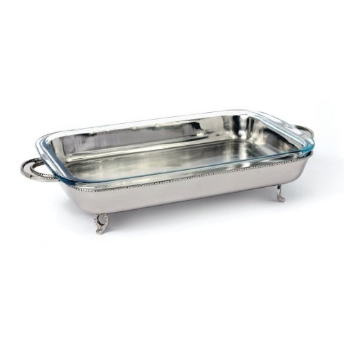 Star Home Georgian Rectangular Server with 3-Quart Baker