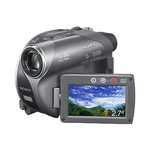 Sony Handycam DCR-DVD205E - Camcorder - widescreen - 1.07 Mpix - optical zoom: 12 x - DVD-R (8cm), DVD-RW (8 cm), DVD+RW (8cm)
