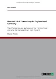 Football Club Ownership in England and Germany
