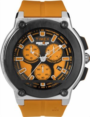 Timex Ironman Elite Dress Chronograph Watch Orange, One Size