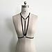 Frame Bra JUNKE Womens Elastic Caged Harness Strappy Bra