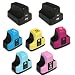 HI-VISION HI-YIELDS ® Compatible Ink Cartridge Replacement for HP 02 (2 Black, 1 Cyan, 1 Yellow, 1 Magenta, 1 Light Cyan, 1 Light Magenta, 7-Pack)