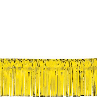 Amscan Gold Metallic Table Fringe 20' Long 15 Amscan Gold Metallic Table Fringe 20' Long 15