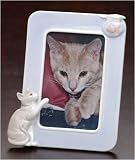 Handcrafted Valencia Porcelain Calico Cat 4x6 Photo Picture Frame #47044