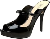 Guess Women’s Happi Platform Pump,Black Patent,6 M US