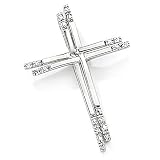 9ct White Gold Diamond Pendant