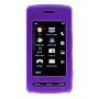 Purple Premium Silicone Skin Cover Case Cell Phone Protector for LG Vu CU920 CU915