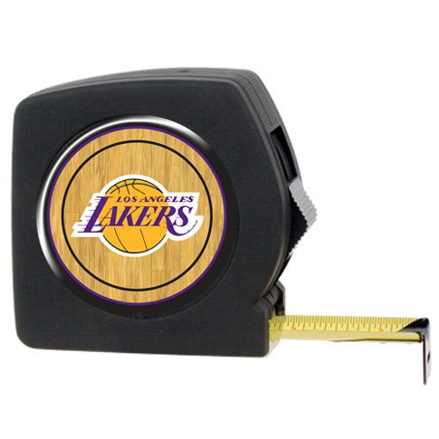 NBA Los Angeles Lakers 25' Black Tape Measure