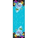 Creative Converting Ocean Party Plastic Table Cover, 54 by 108-Inch