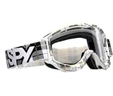 Sporting Goods : Spy Magneto Motorcycle Goggles Windham Tartan Frame w/Clear Anti-Fog w/Post, Selectron Foam