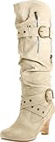 Not Rated Women's Hiding Place Wedge Boot,Cream,8.5 M US