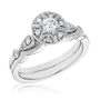 Diamond Bridal Set 1/3ctw - Size 7