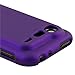 HTC Droid Incredible 2 Rubberized Protector Case Cover - Purple