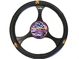 Simulated Leather Wheel Cover with Embossed Design - USMC Semper Fi