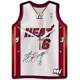 Miami Heat Official Logo Jersey Clock