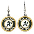 Oakland Athletics Dangle Earrings - MLB Baseball Fan Shop Sports Team Merchandise