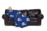 Indianapolis Colts Adult Comfy Throw Blanket with Sleeves
