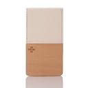 Simplism iPhone 4S/4 縦開き PUレザー バーチカルフリップケース ICカードポケット付 ベージュホワイト TR-VFIPN-BW