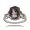 Oval Mystic Fire Topaz Ring Sterling Silver Radiant New